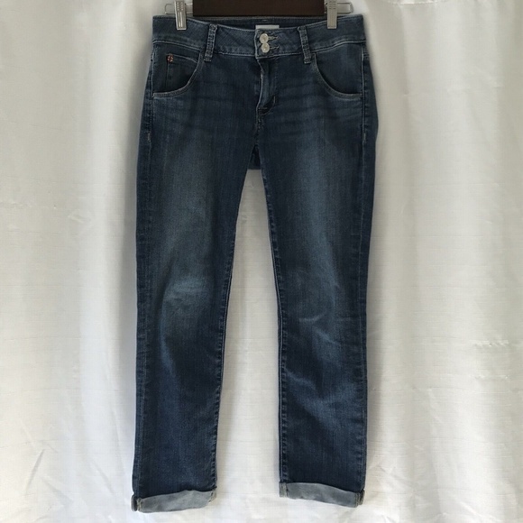Hudson Collin fra jeans Rolled Hem Flap Pocket Size 26 - Picture 2 of 13